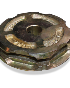 Drive chain wheel cpl (1pair) dia25 short drive curve conv.